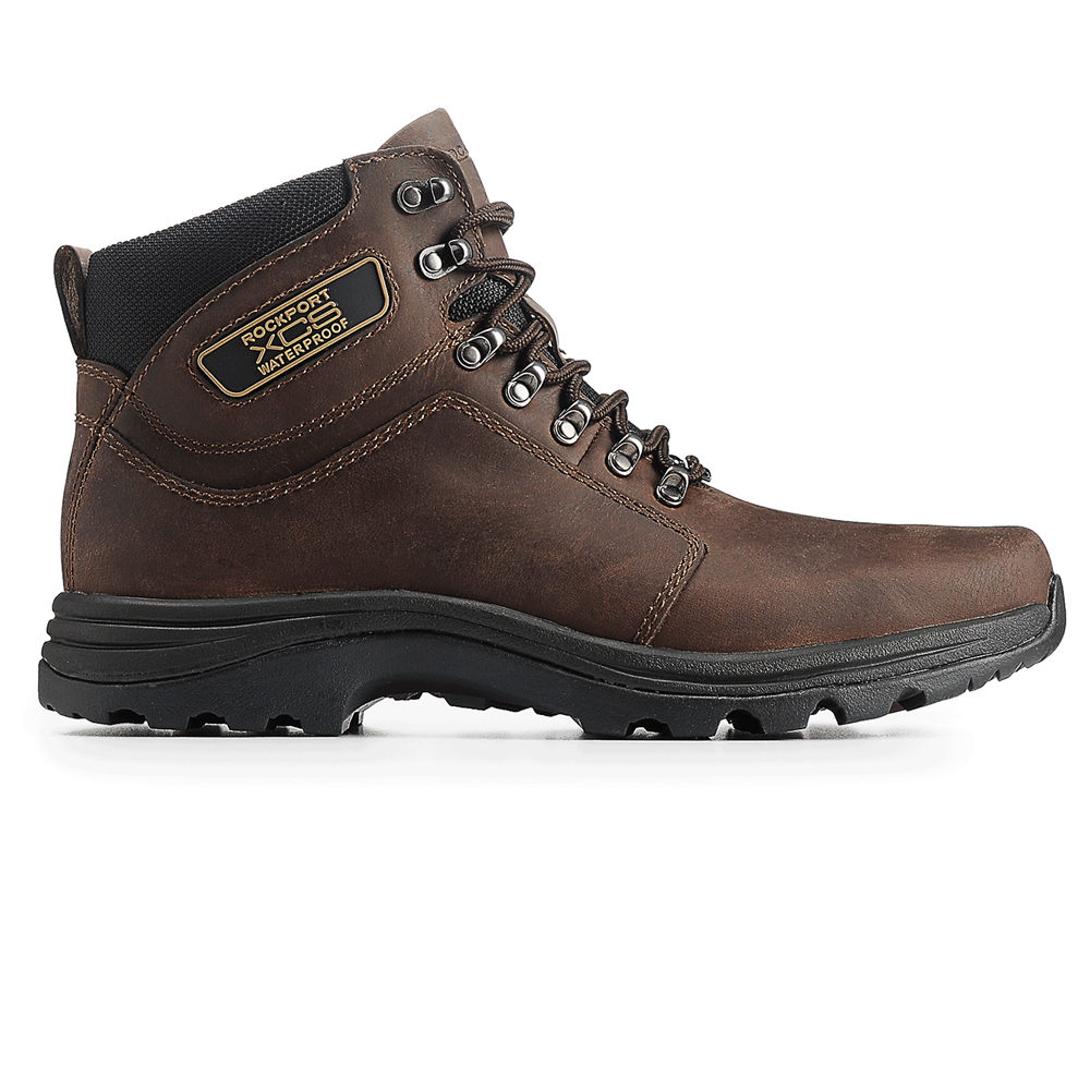 Rockport Mens Cold Springs Waterproof Elkhart - Boots Brown - TKN412687